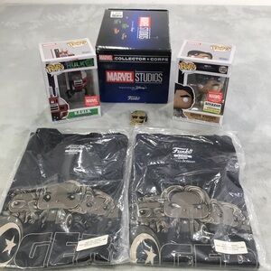Marvel Collector Corps Funko Pop  Disney + Collector Box  2Tees !!!